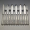 Circa 1930 British Vintage Silver Plated Fish Cutlery 6 Pair Set Hukin & Heath